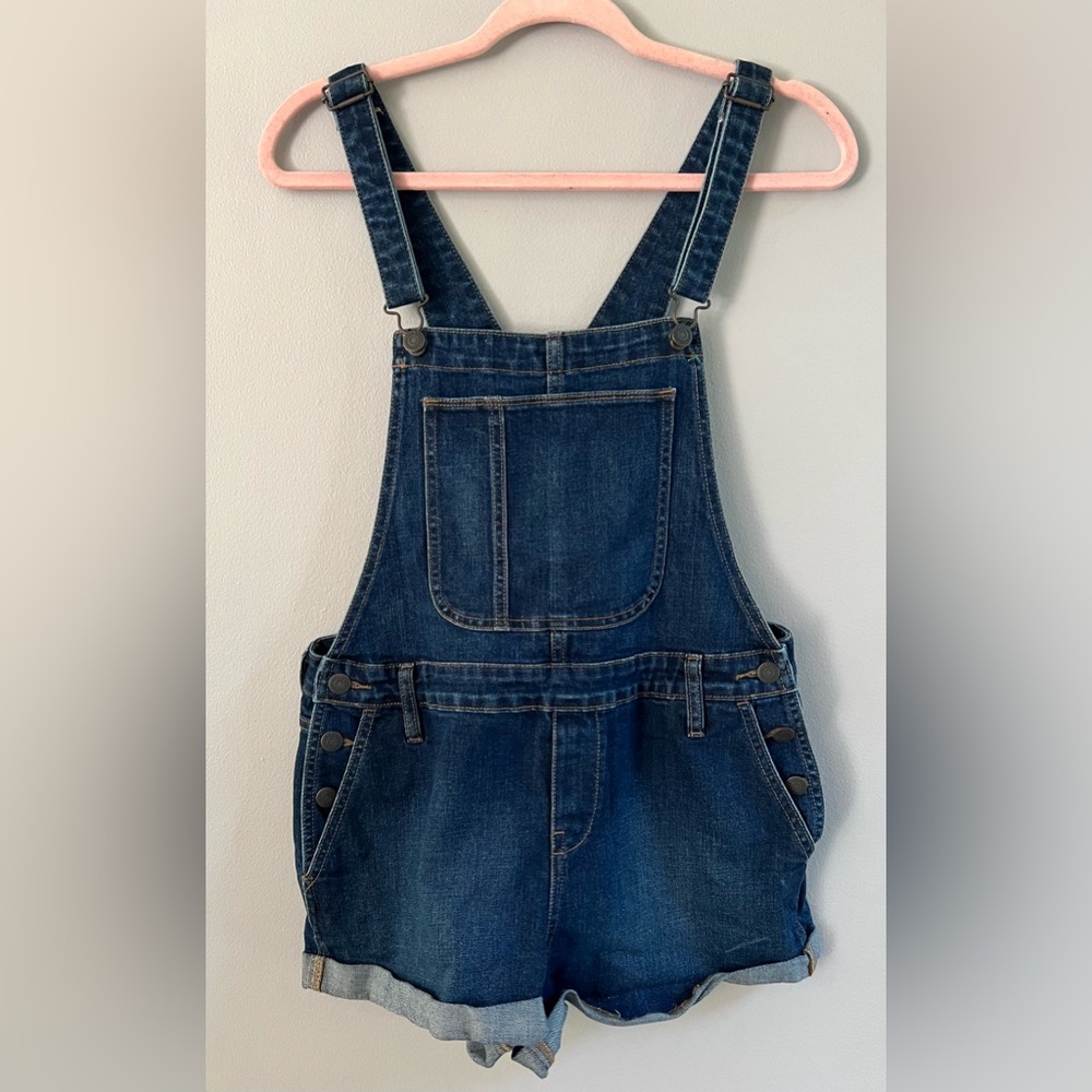 Old Navy Dark Blue Denim Overalls